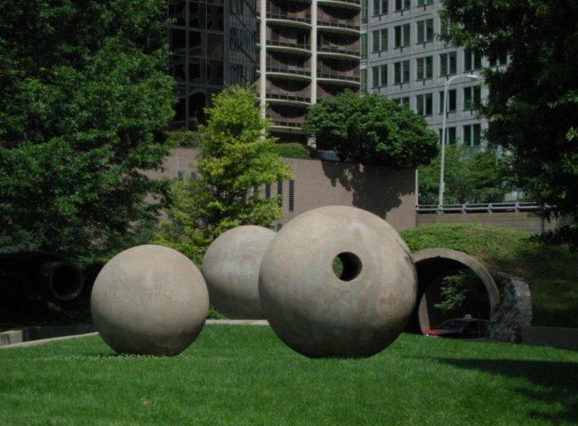 What’s With the Big Concrete Balls in Rosslyn?