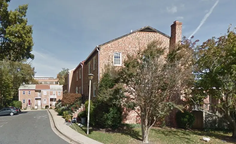 Exterior view of Vermont Place condo building on Langston Blvd in Arlington, VA